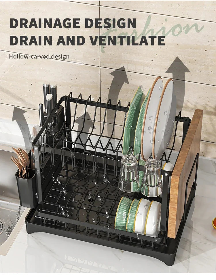 2-Tier Dish Drying Rack