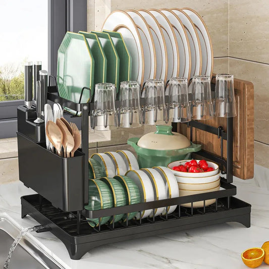 2-Tier Dish Drying Rack