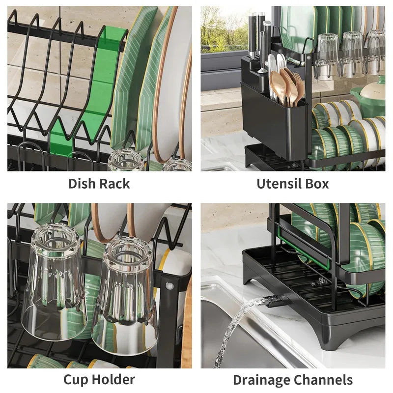 2-Tier Dish Drying Rack
